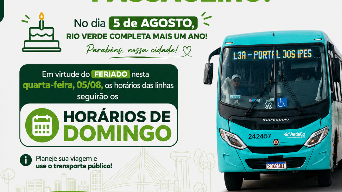 Fique atento aos Horarios de Feriado!